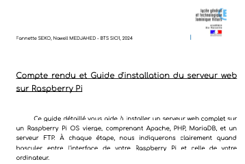 TP Installation d'un serveur FTP sur Raspberry Pi
